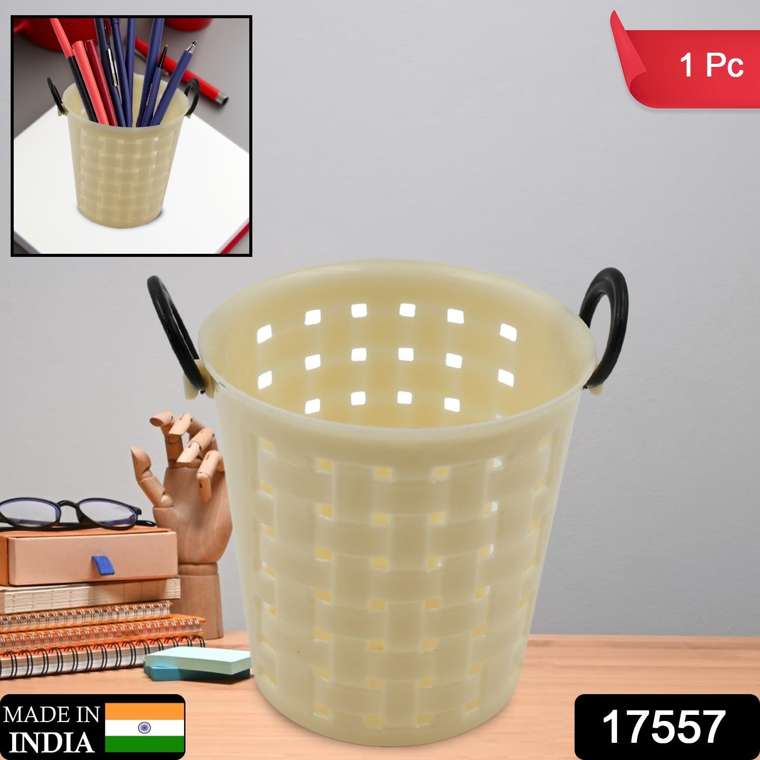 17557 Multifunctional Plastic Round Multi-Purpose Toothpaste Stationary Pen Pencil Holder, Mini Desk Office Desktop Stationery Organizer Bathroom Shelves for Adults (1 Pc) 17557 Multifunctional Plastic Round Multi-Purpose Toothpaste Stationary Pen Pencil Holder, Mini Desk Office Desktop Stationery Organizer Bathroom Shelves for Adults (1 Pc)